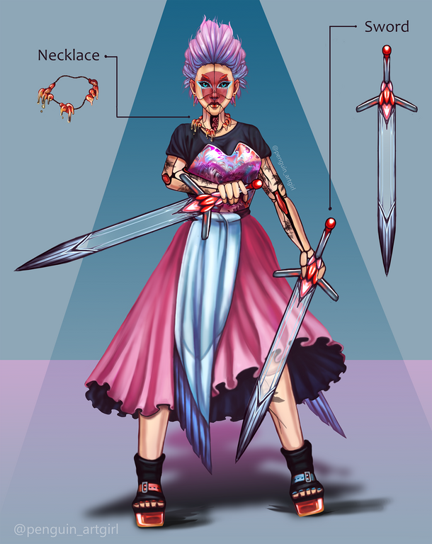 Референс персонажа | Простий фон | 1300 грн